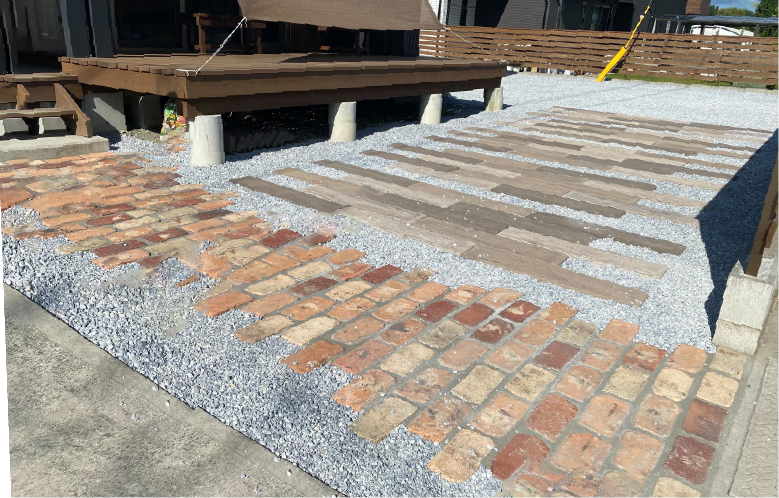 玄関アプローチ①